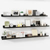 Carpentray 48 Inch Woden Wall Shelf Set of 3 (Black)Carpentray Home