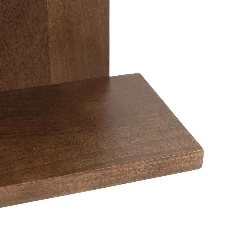 carpentray mango wooden kitchen wall shelf