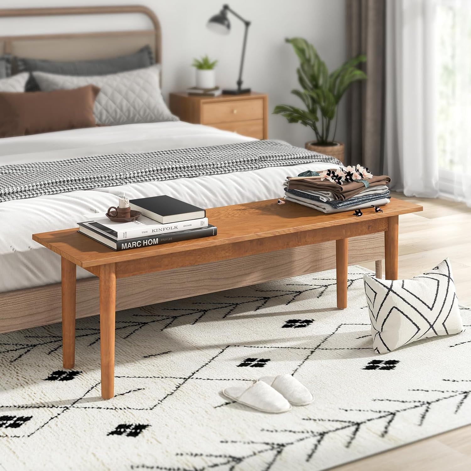 carpentray 100cm long bench