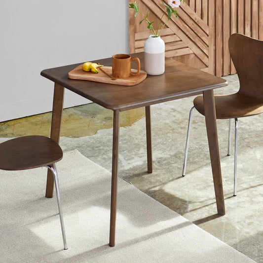Carpentray 30 inch Square Wooden Dining Table (Brown)