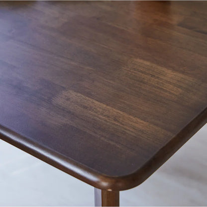 carpentray 30 inch square wooden dining table (brown)