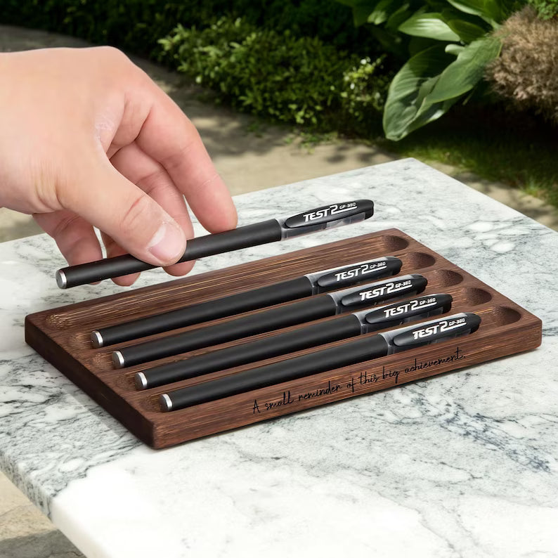 Carpentray Wooden Pen Tray