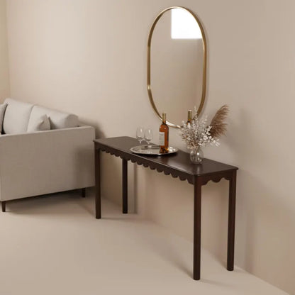 carpentray 100cm long luxury wooden console table