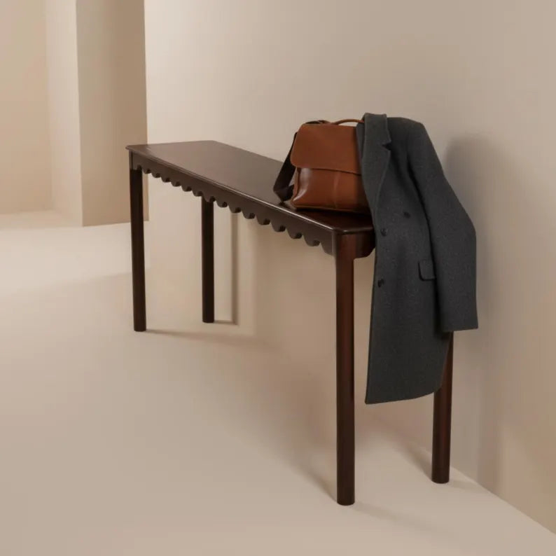 carpentray 80cm long luxury wooden console table