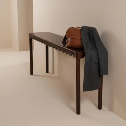 carpentray 80cm long luxury wooden console table