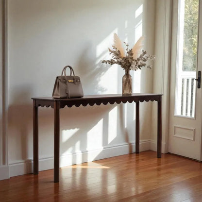 carpentray 80cm long luxury wooden console table