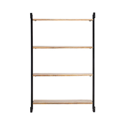 carpentray wooden wall shlef 4 piece floating shelf (set of 1 / natural)