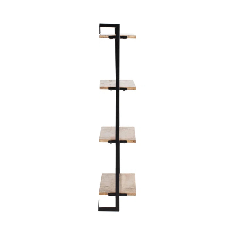 Carpentray Wooden Wall Shlef 4 Piece Floating Shelf (Set of 1 / Natural)