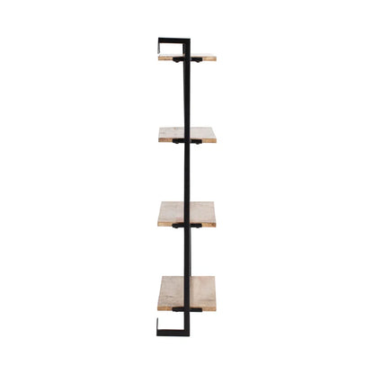 carpentray wooden wall shlef 4 piece floating shelf (set of 1 / natural)