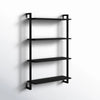 Carpentray Wooden Wall Shlef 4 Piece Floating Shelf (Set of 1 / Black)Carpentray Home