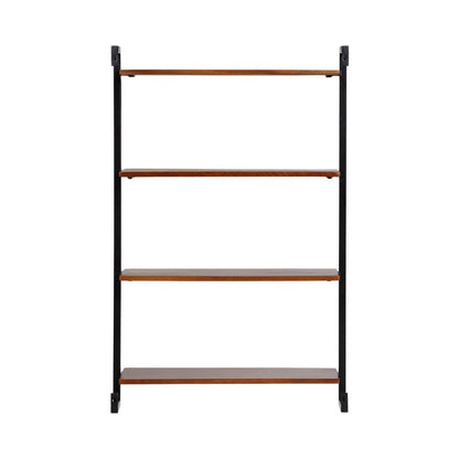 carpentray wooden wall shlef 4 piece floating shelf (set of 1 / brown)