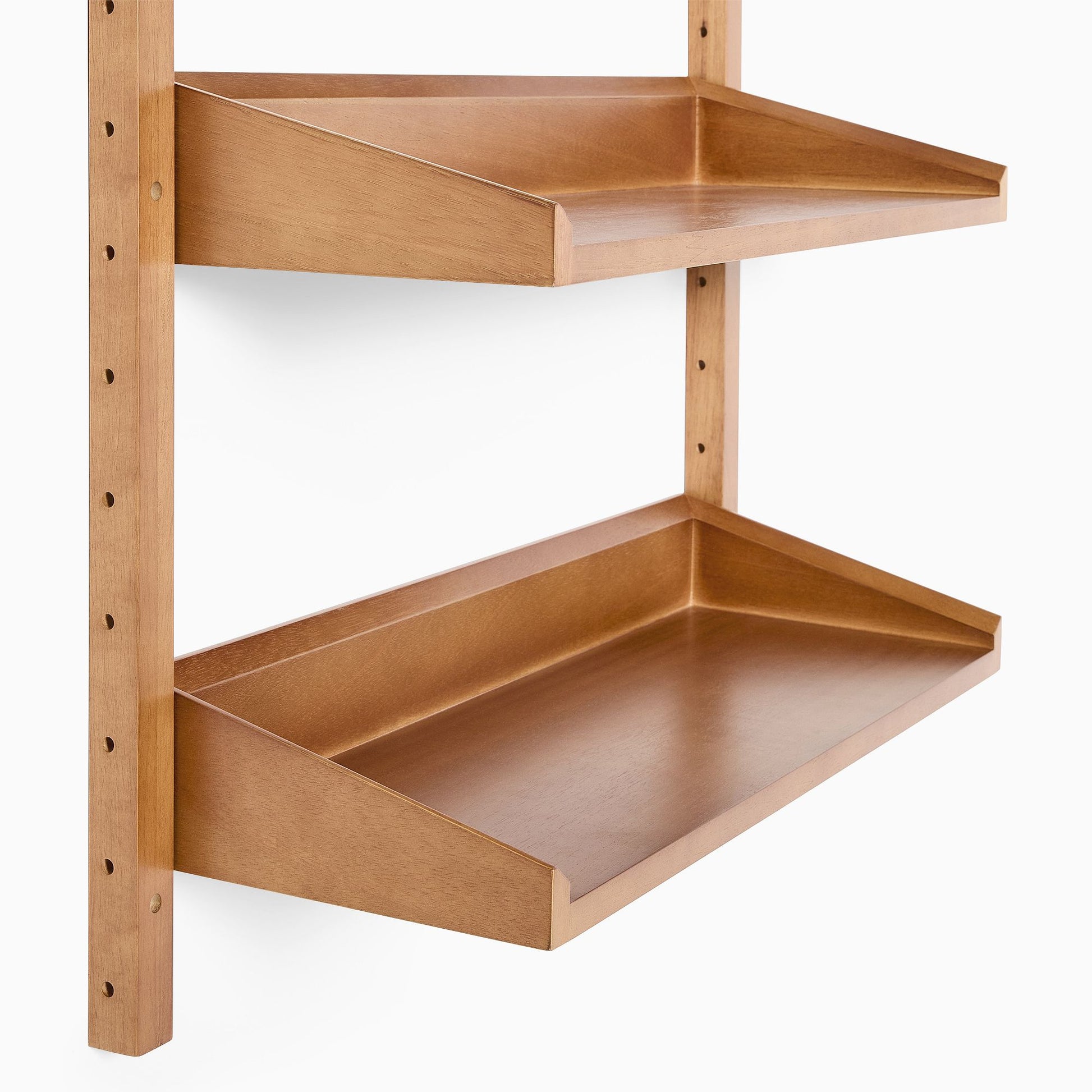 carpentray mid-century modular 3-tier wide shelf