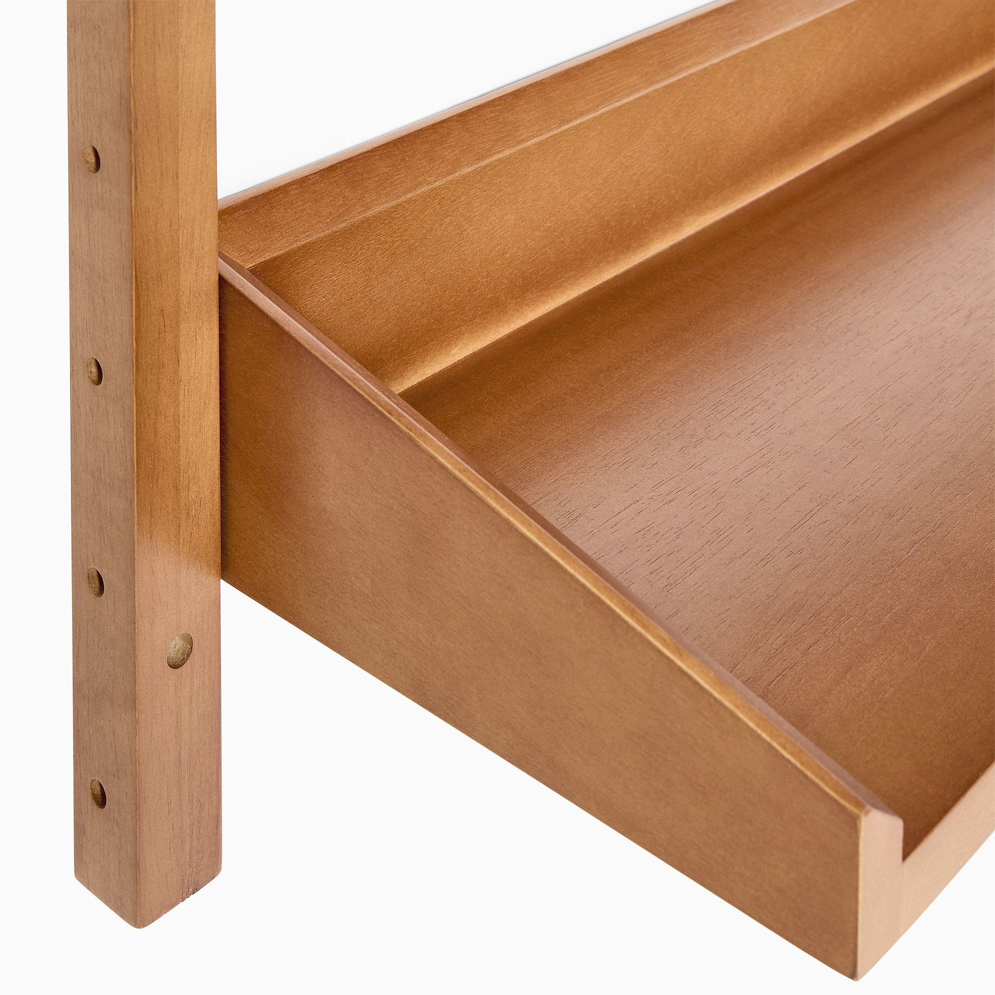 carpentray mid-century modular 3-tier wide shelf