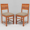 Carpentray Furniture Sheesham Wooden 2 Dining Chair Soft Cusion Set of 2 for Living RoomCarpentray Home