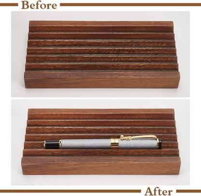 carpentray wooden pen holder
