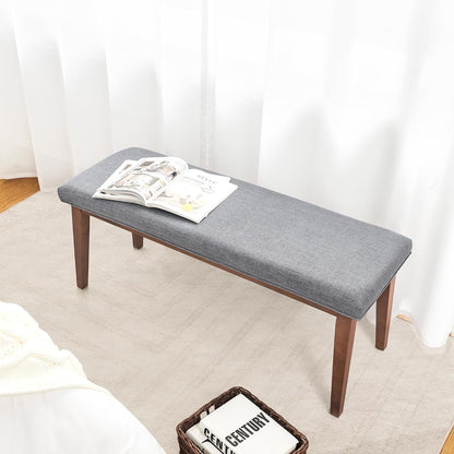 carpentray 100cm long bench for entryway (bench, grey)