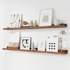 Carpentray 48 inch Long Set of 2 Wooden Wall Shelf (Brown)Carpentray Home