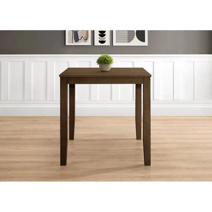carpentray 30in. square dining table (brown)