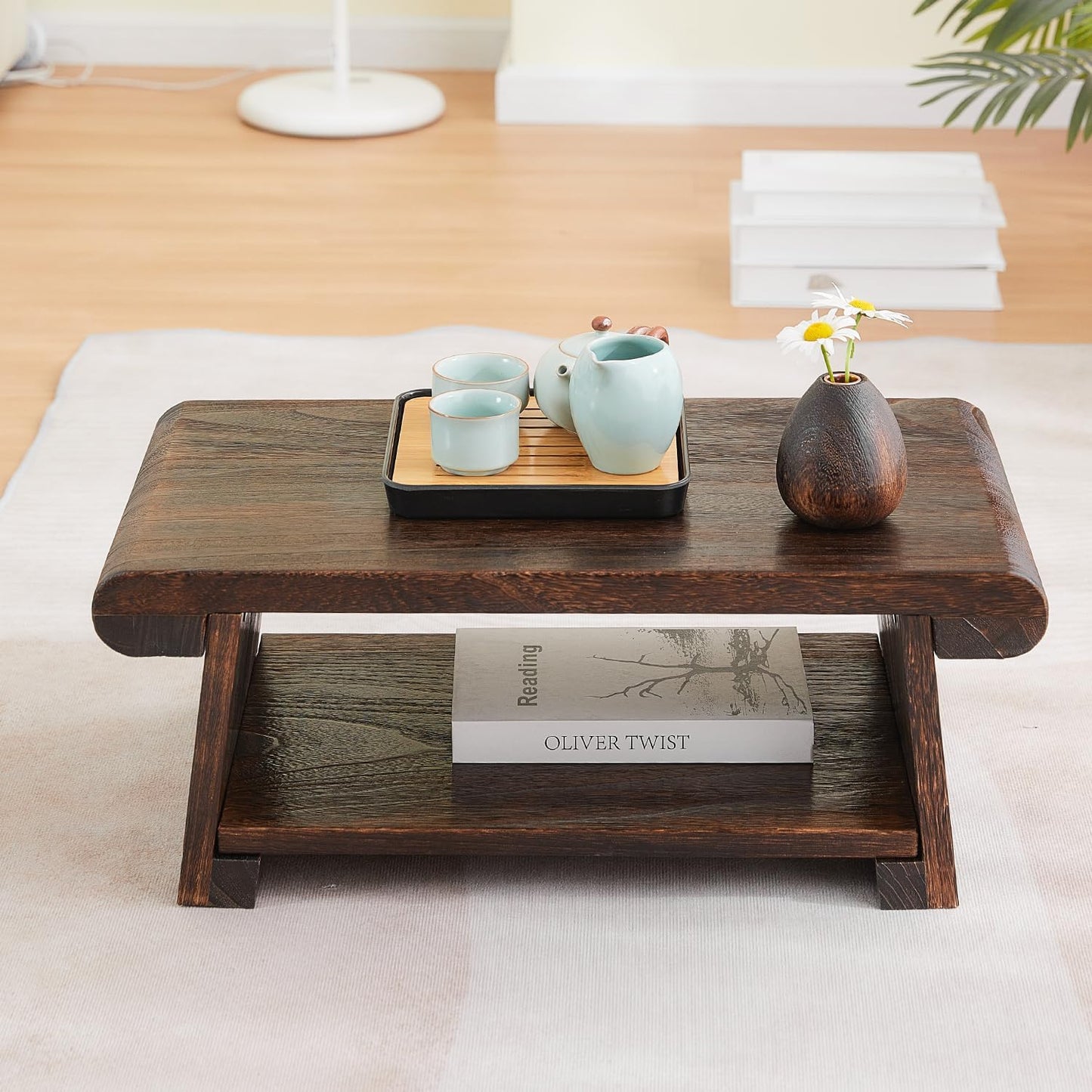 Carpentray Japanese Floor Small Coffee Table