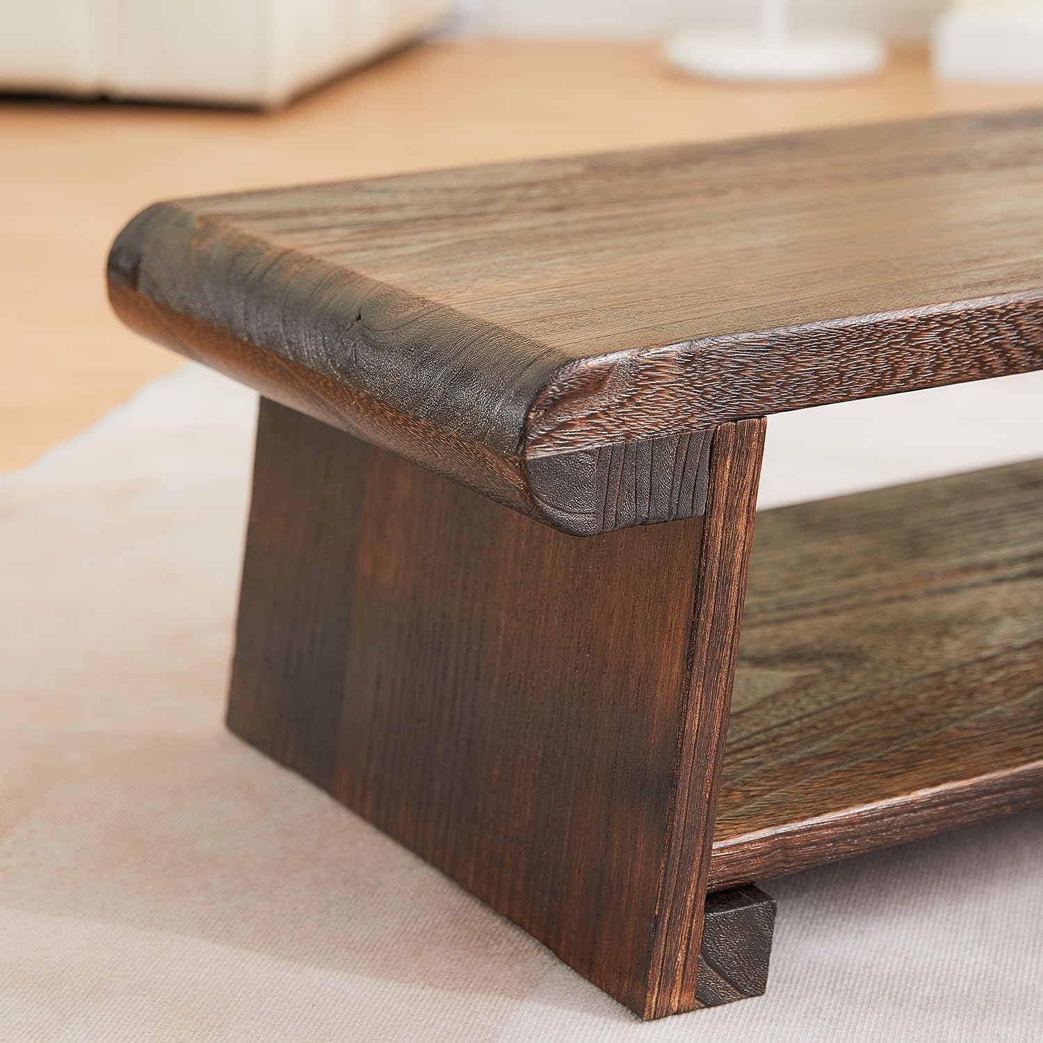 carpentray japanese floor small coffee table