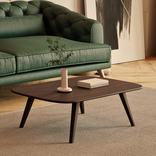 Carpentray 30x30 Inch Square Wooden Coffee Table