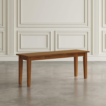 carpentray 120cm long wooden bench